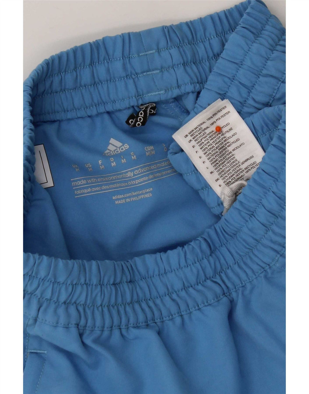 Ανδρικό αθλητικό σορτς Adidas Climacool από μεσαίο μπλε πολυεστέρα