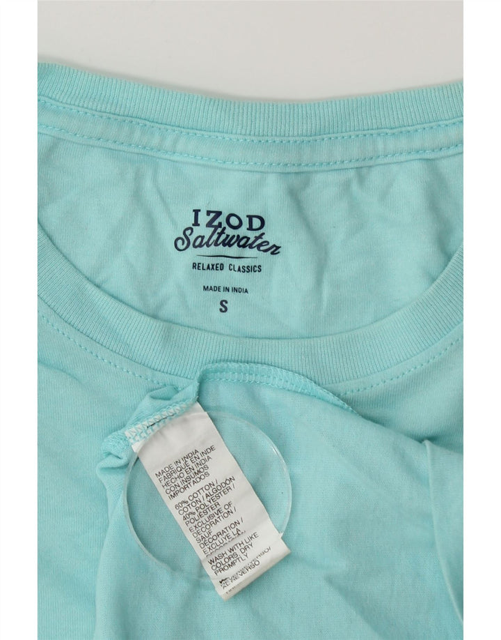 Ανδρικό μπλουζάκι με αλμυρό νερό IZOD Top Small Blue βαμβακερό