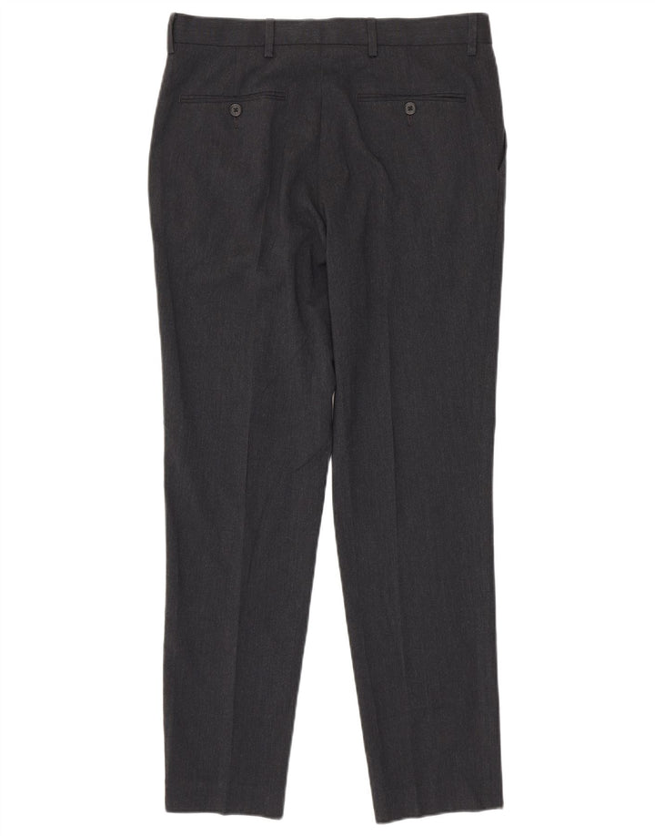 Marks & Spencer Ανδρικό Slim Suit Παντελόνι W32 L31 Γκρι Πολυεστέρας