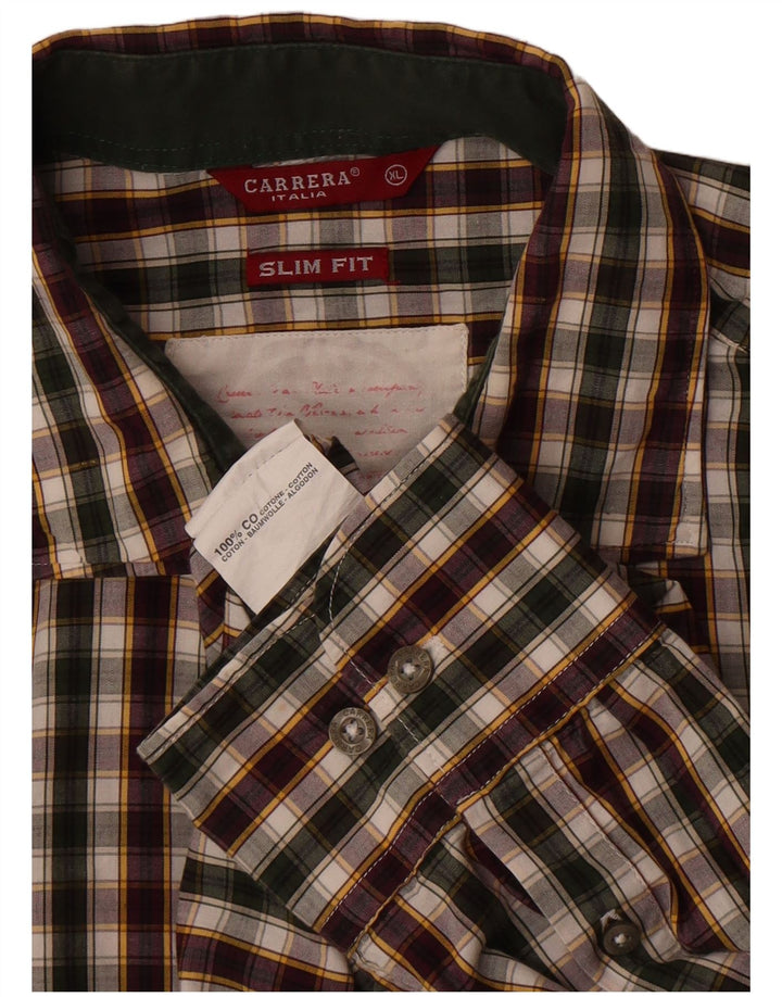 Ανδρικό πουκάμισο Carrera Slim Fit XL Πολύχρωμο βαμβακερό