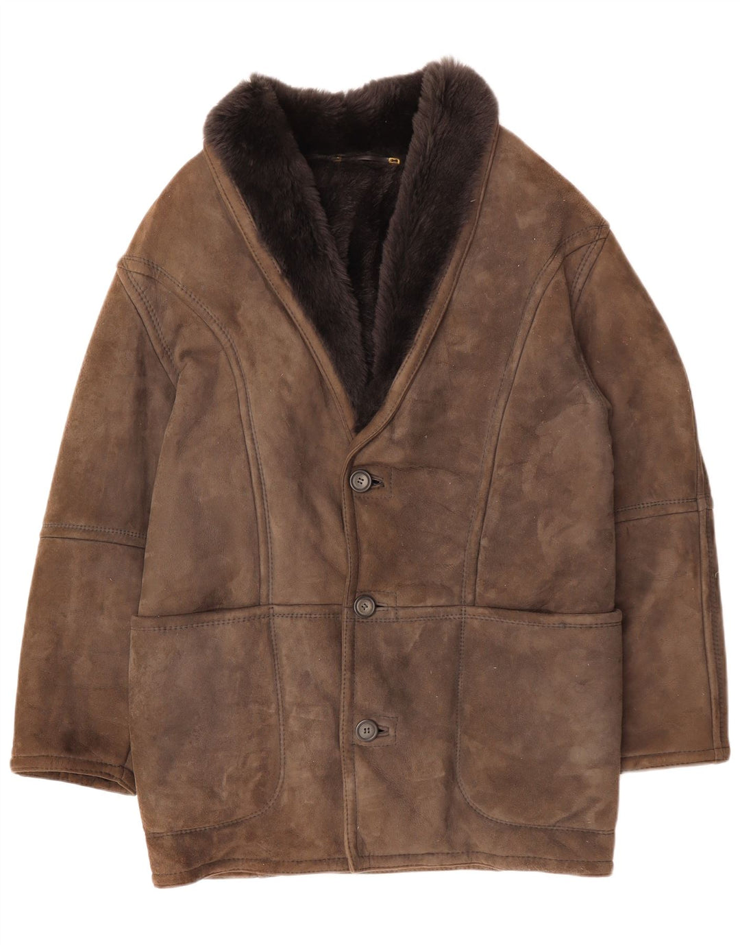 Ανδρικό Shearling Jacket CONBIPEL IT 48 Μεσαίο Καφέ