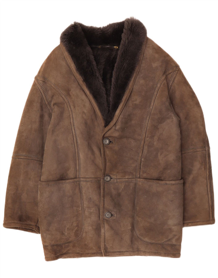Ανδρικό Shearling Jacket CONBIPEL IT 48 Μεσαίο Καφέ