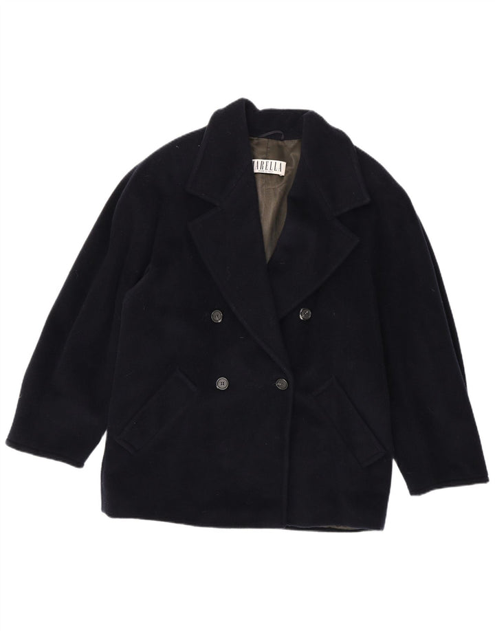 Marella Γυναικείο Παλτό με διπλό στήθος UK 8 Small Navy Blue
