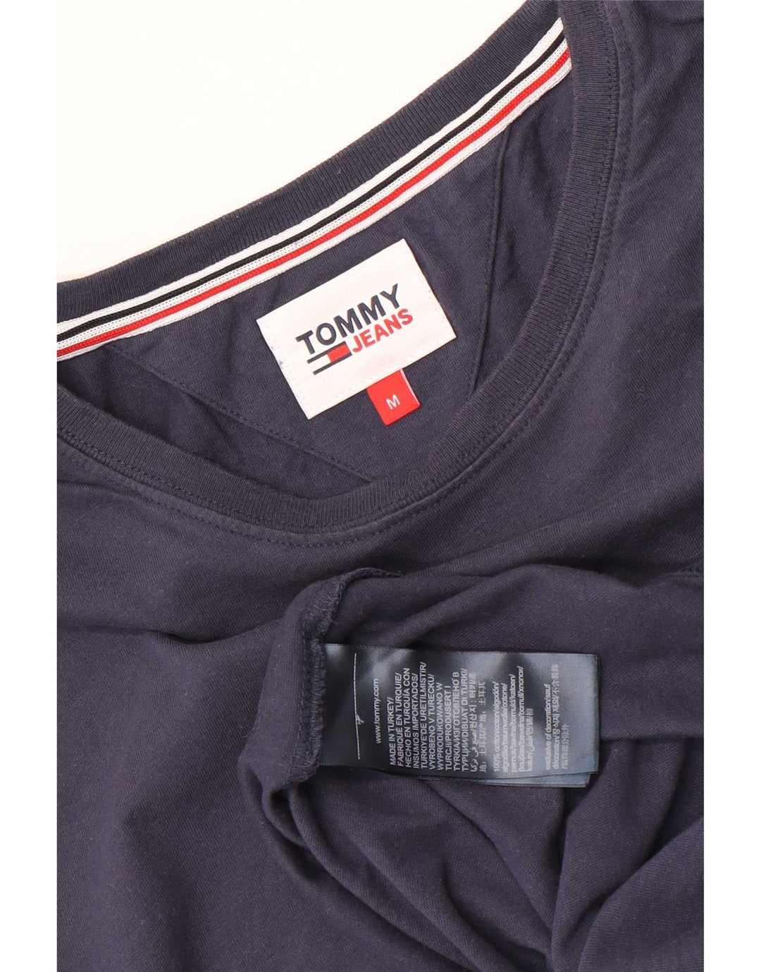 Ανδρικό T-Shirt Tommy Hilfiger Τοπ μεσαίου μπλε βαμβακερό