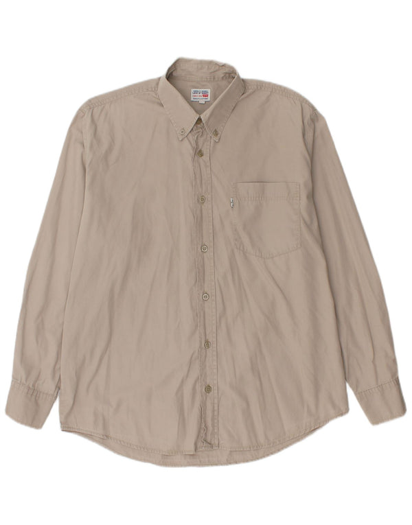 Ανδρικό πουκάμισο Levi's Μεσαίο γκρι βαμβακερό