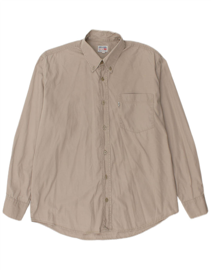 Ανδρικό πουκάμισο Levi's Μεσαίο γκρι βαμβακερό