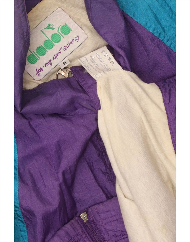 Ανδρική φόρμα Diadora Top Jacket Medium Purple Colourblock Polyamide
