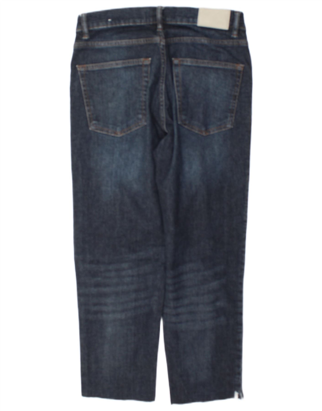 Zara Γυναικείο Cropped Jeans W32 L24 Navy Blue