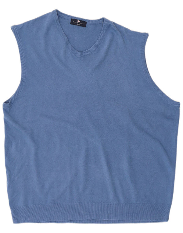 Marks & Spencer Ανδρικό Μπλε Χάρμπορ Γιλέκο Tank Top 2XL Μπλε Ακρυλικό