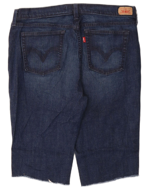 LEVI'S Γυναικείο 515 τζιν σορτς US 14 XL W34 Navy Blue βαμβακερό