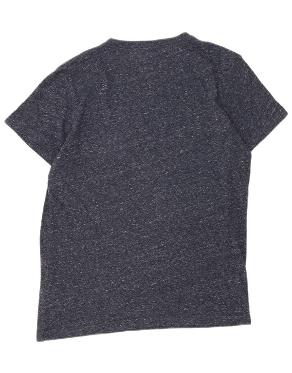 Ανδρικό γραφικό μπλουζάκι Tommy Hilfiger Top μεσαίο μπλε ναυτικό πολυεστέρας