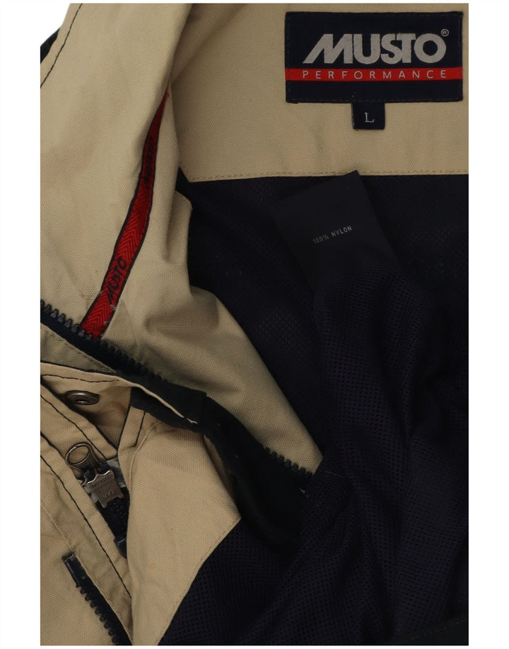 Musto Ανδρικό μπουφάν βροχής UK 40 Large Navy Blue Nylon