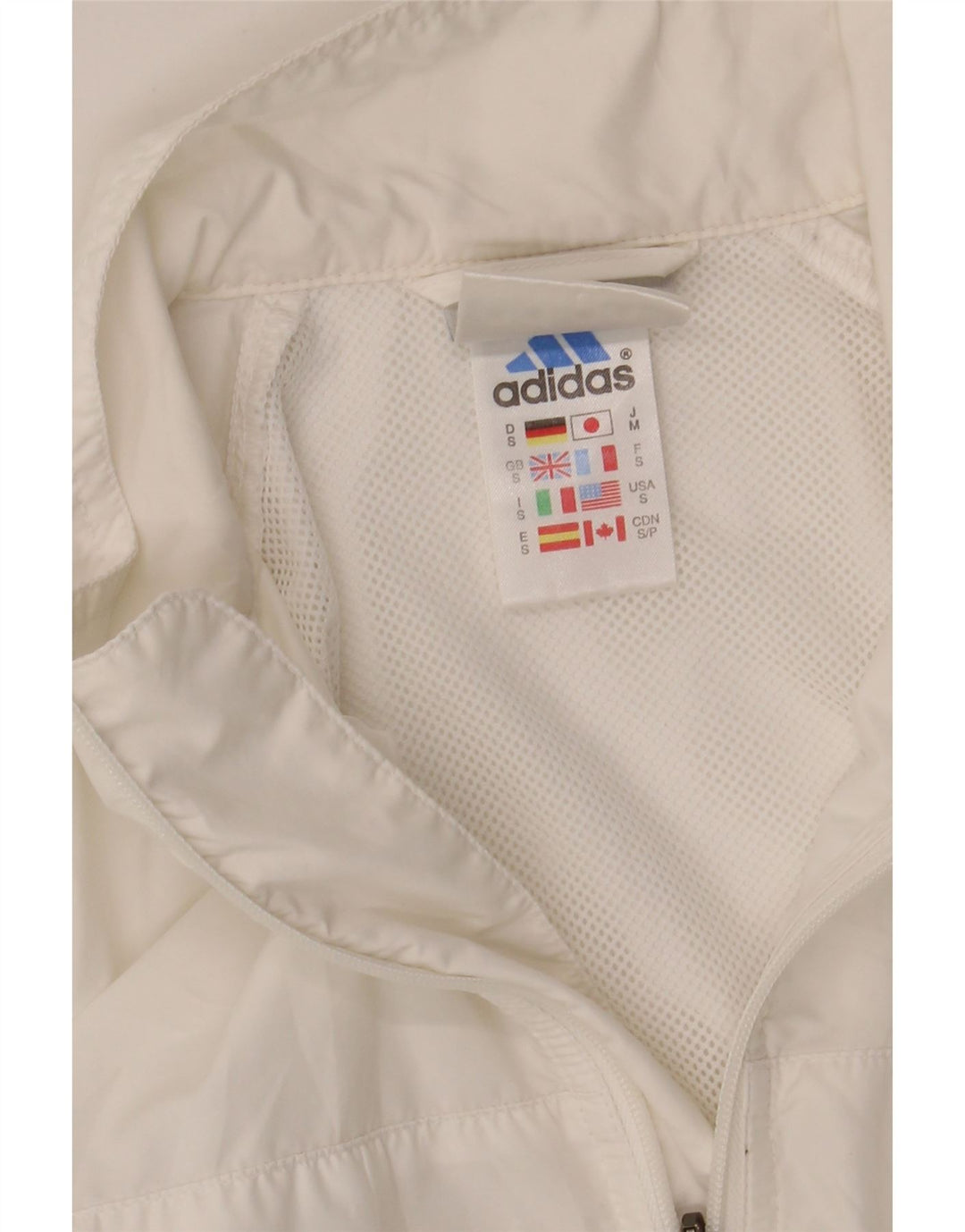 Ανδρική φόρμα Adidas Top Jacket Μικρό Λευκό Πολυεστέρα