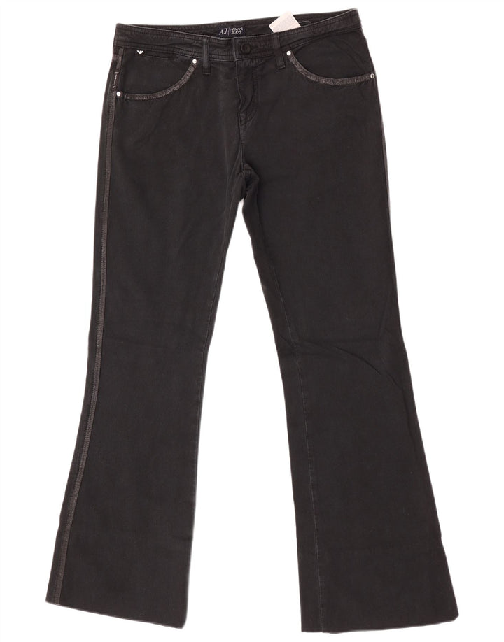 Armani Γυναικείο Bootcut Jeans W30 L31 Μαύρο βαμβακερό
