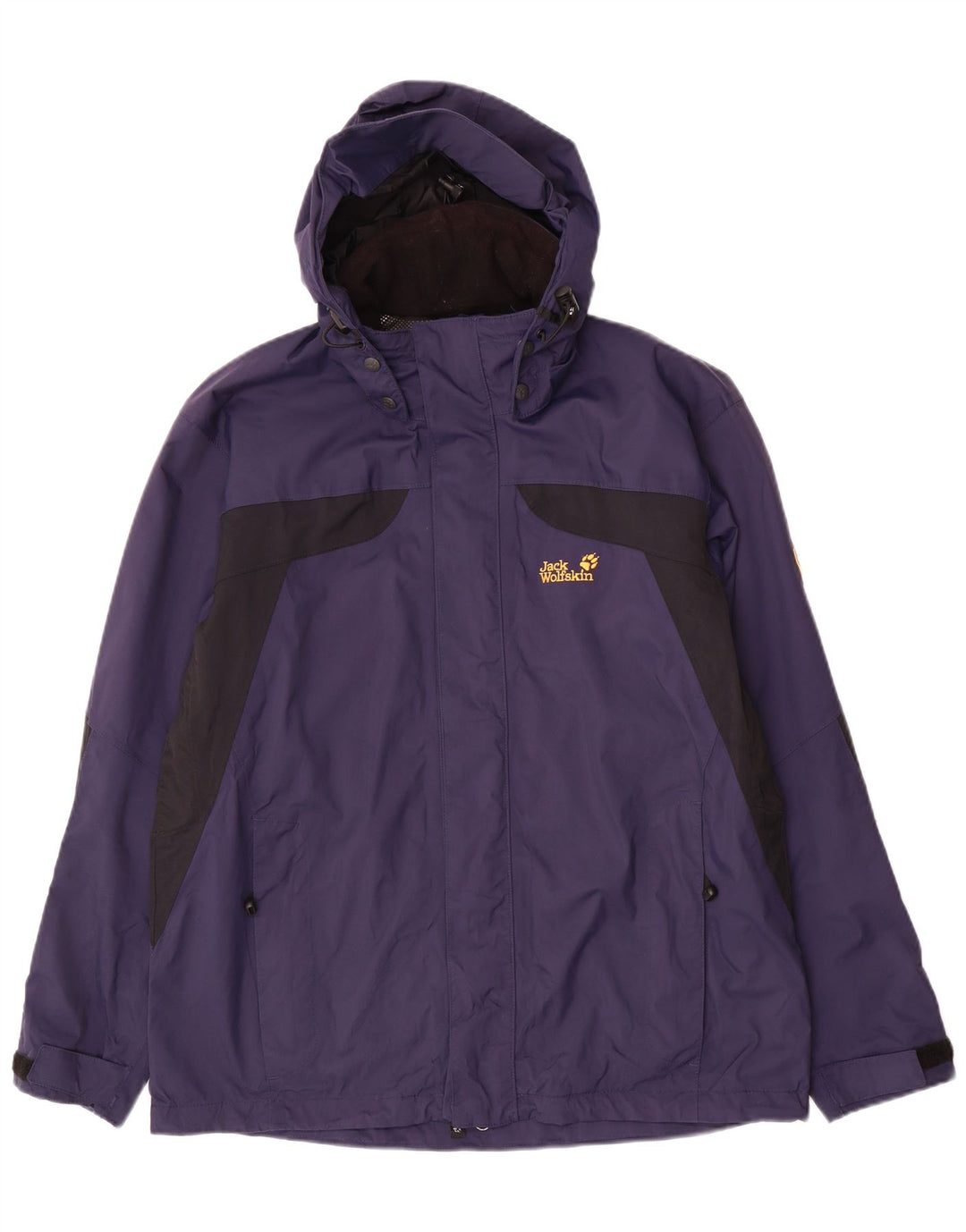 Ανδρικό μπουφάν βροχής JACK WOLFSKIN UK 36/38 Medium Navy Blue Colourblock