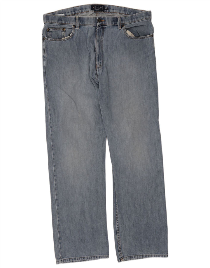 Marks & Spencer Ανδρικό Τζιν Μπλε Harbor Straight W38 L31 Βαμβακερό