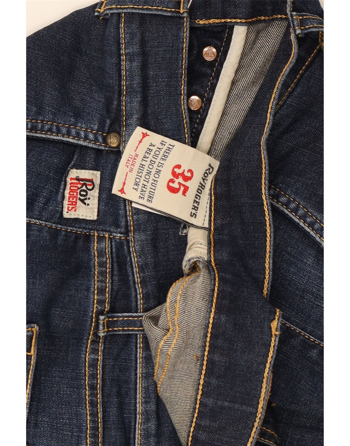 Γυναικείο τζιν ίσιο Roy Rogers W35 L28 Navy Blue Cotton