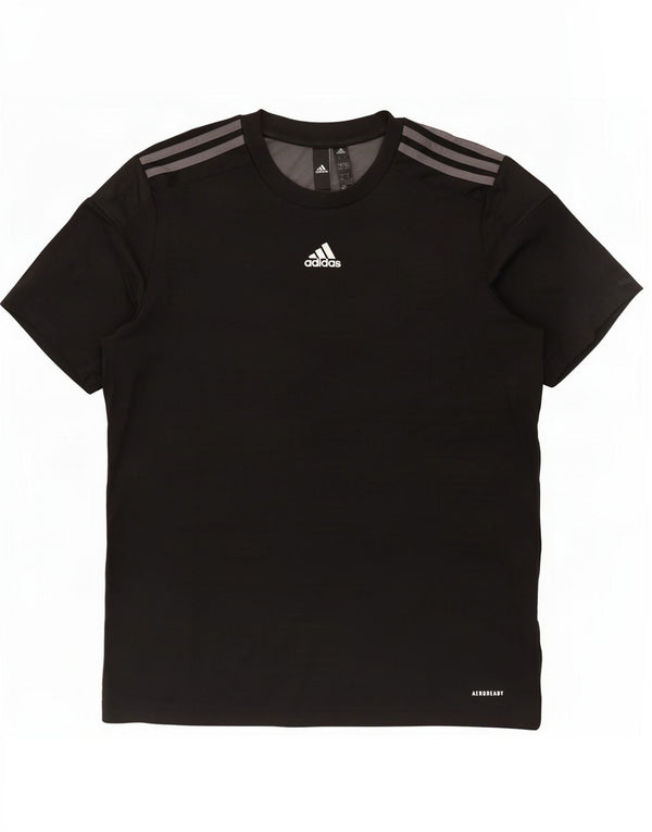 Adidas Ανδρικό T-Shirt Aeroready Top Medium Black Colourblock Polyester