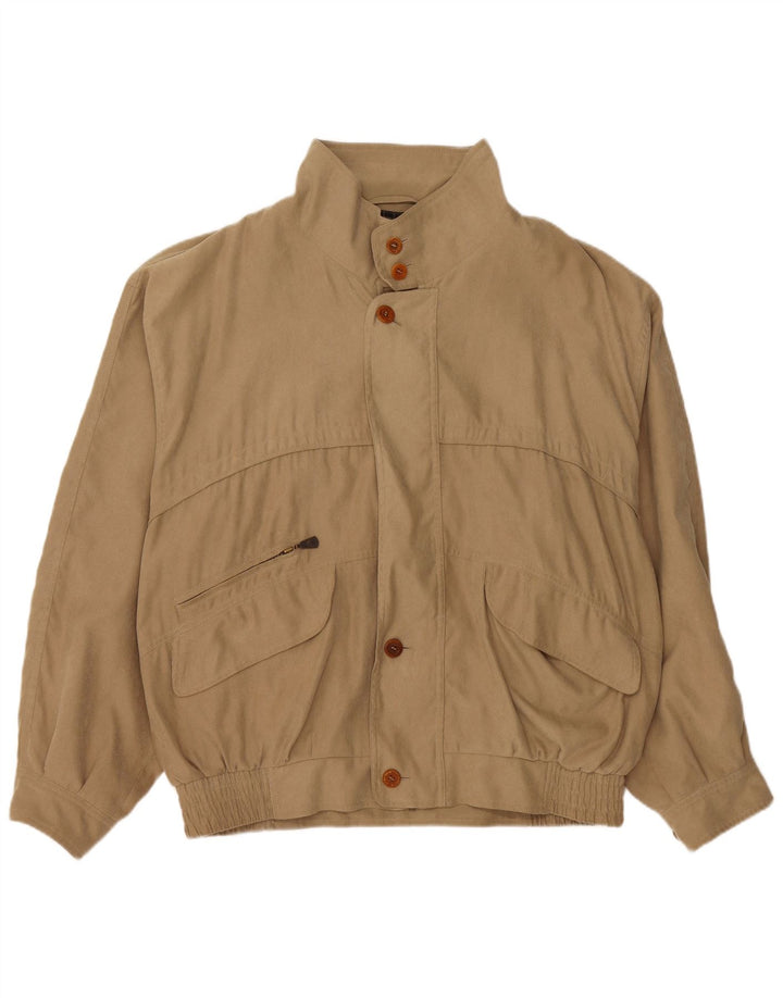 Ανδρικό μπουφάν LORD Bomber UK 42 XL Beige Polyester