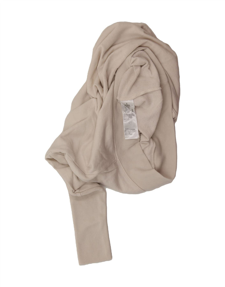 ALL SAINTS Womens Sweatshirt Jumper UK 10 Small Off White Cotton Vintage All Saints and Second-Hand All Saints from Messina Hembry 