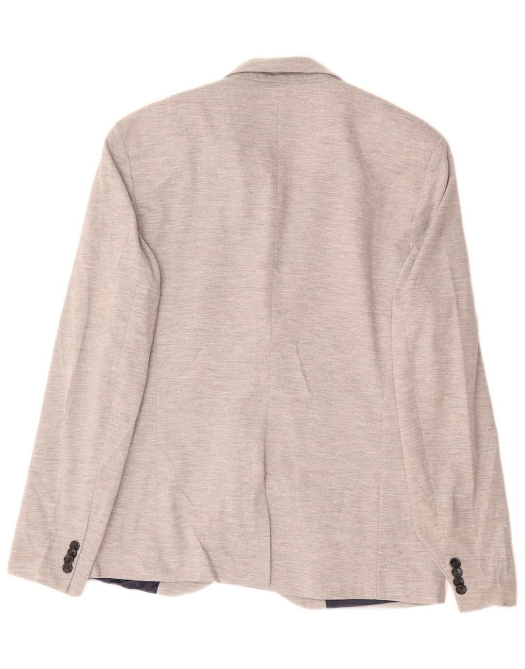 Zara Ανδρικό μπουφάν blazer 2 κουμπιών UK 42 XL Grey Polyester