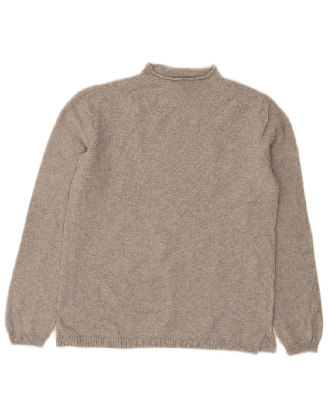 Massimo Dutti γυναικείο πουλόβερ με λαιμό χελώνα UK 10 μικρό γκρι μαλλί