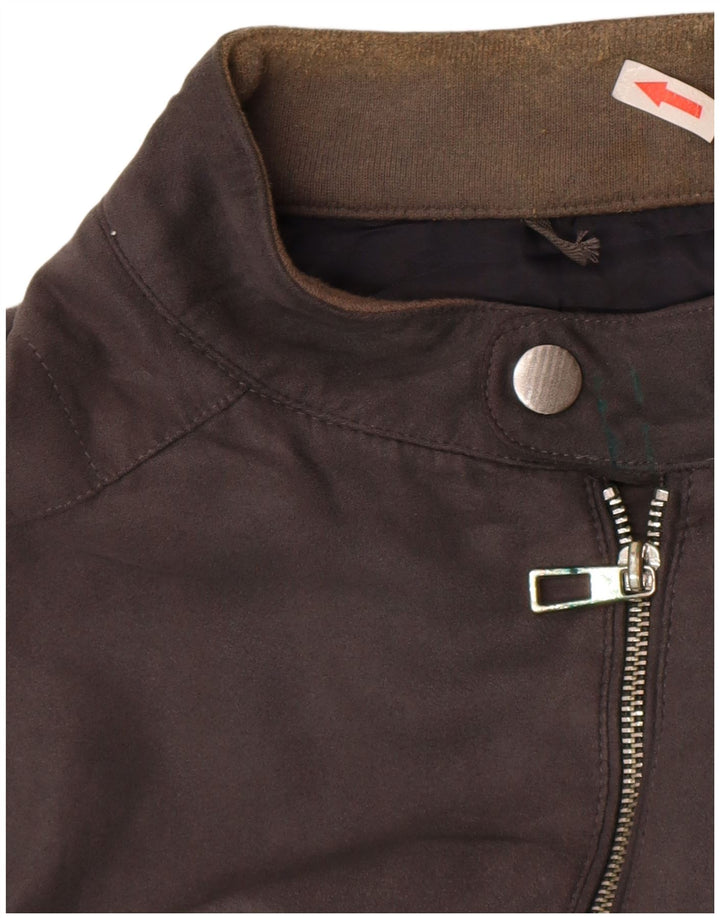 Marks & Spencer Ανδρικό μπουφάν Bomber UK 46 3XL Grey Polyester