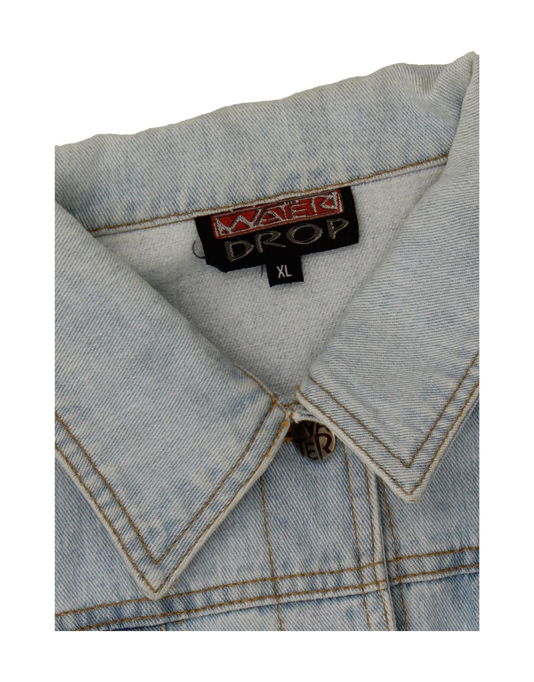 VINTAGE Womens Denim Jacket UK 18 XL Blue Vintage Vintage and Second-Hand Vintage from Messina Hembry 