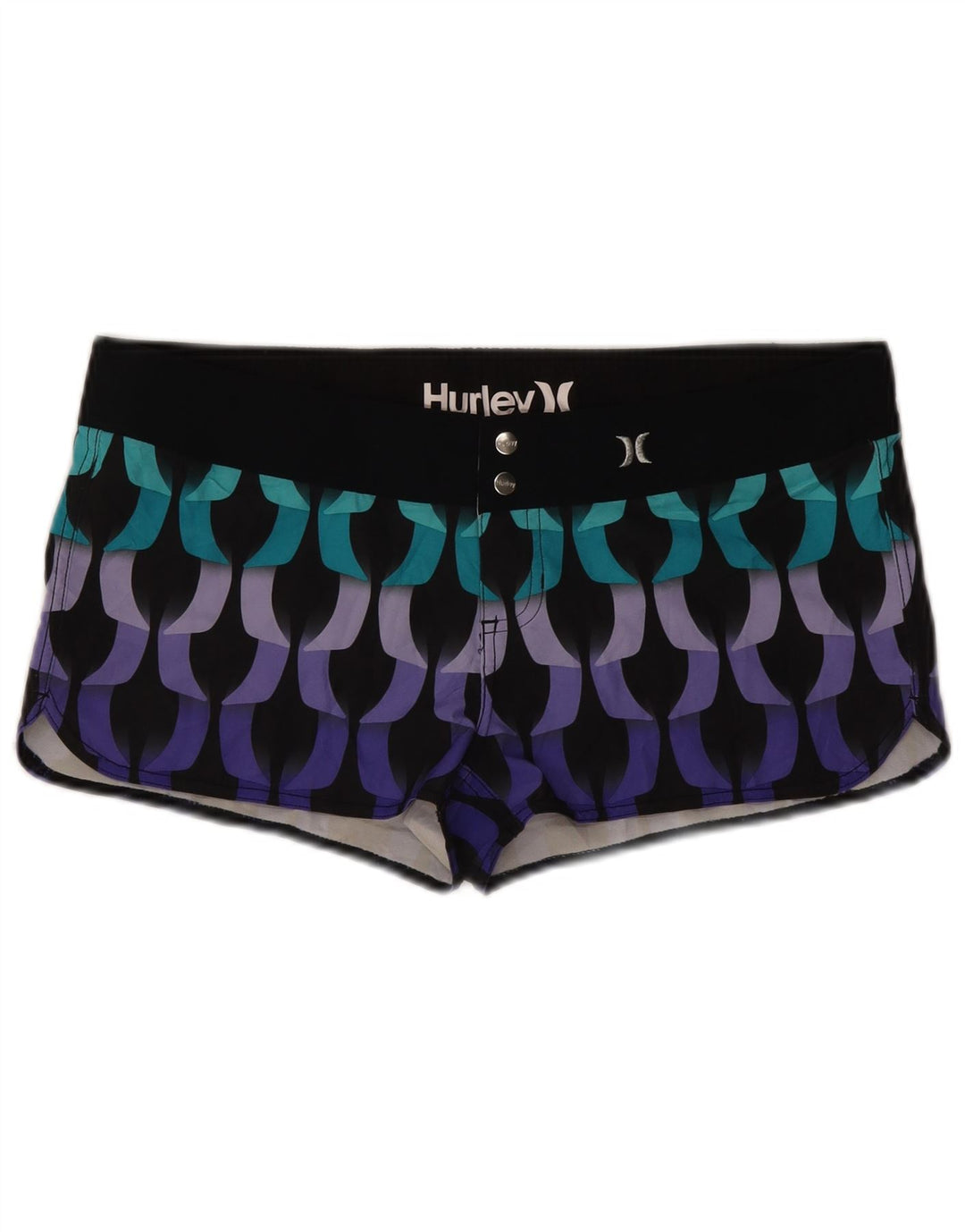 Hurley Γυναικείο Casual Σορτς US 10 Large W34 Πολύχρωμο Γεωμετρικό