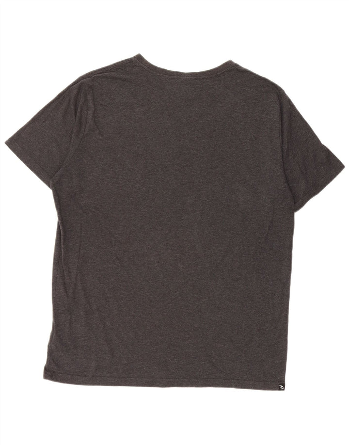RIP CURL Ανδρικό T-Shirt Standard Fit Top μεγάλο γκρι βαμβακερό