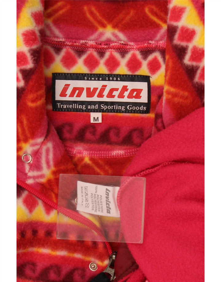 Ανδρικό Invicta Graphic Loose Fit Fleece Jumper Medium Pink Geometric