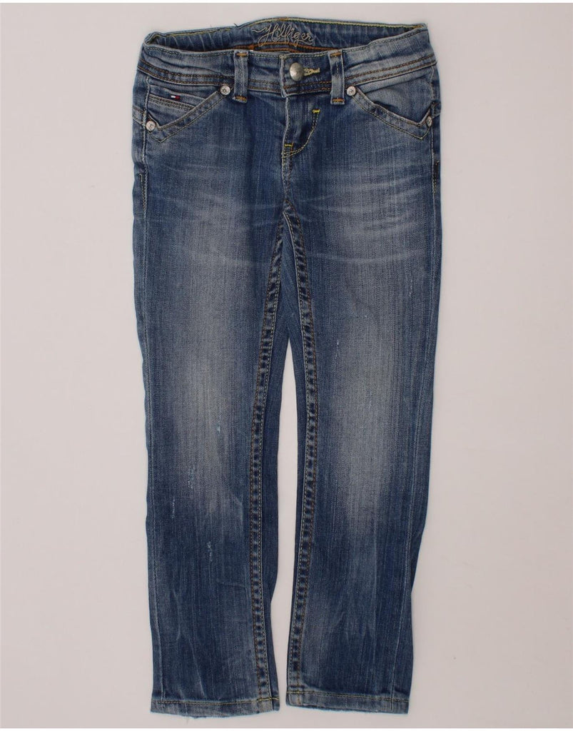 TOMMY HILFIGER Boys Slim Jeans 3-4 Years W20 L17 Blue Cotton Vintage Tommy Hilfiger and Second-Hand Tommy Hilfiger from Messina Hembry 