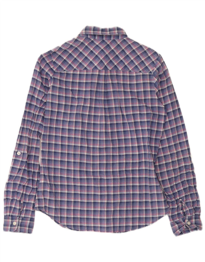 Tommy Hilfiger Γυναικείο πουκάμισο UK 14 Medium Blue Check Cotton