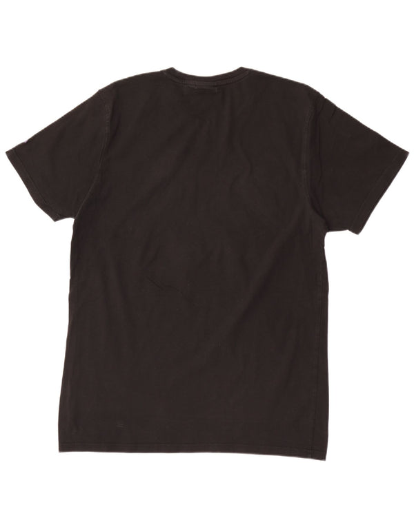 New Era Womens Lakers Graphic T-Shirt Top UK 16 Large Black Cotton