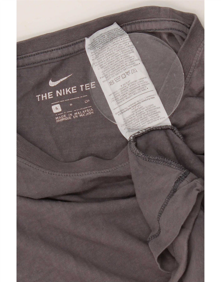 Ανδρικό μπλουζάκι Nike κανονικό μπλουζάκι, μικρό γκρι βαμβακερό