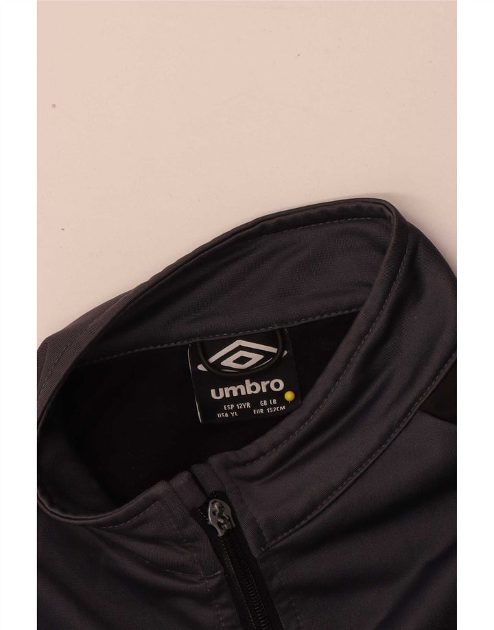 Μπουφάν Umbro Boys Tracksuit Top Jacket 11-12 Years Grey Polyester