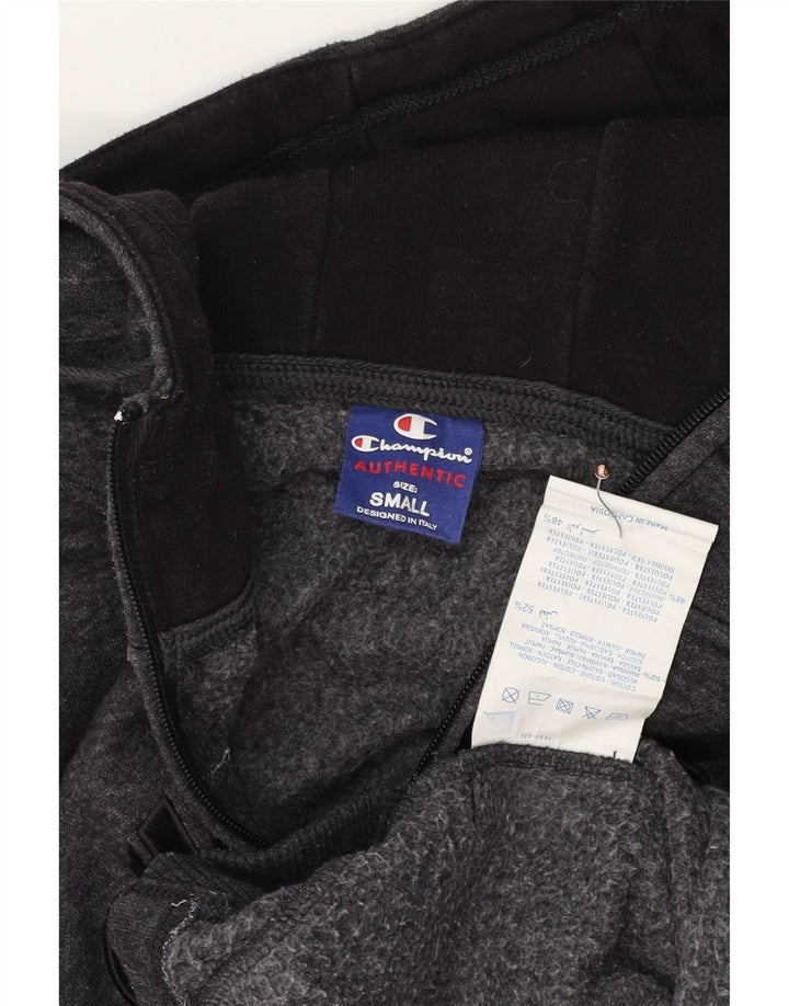 Ανδρικό πουλόβερ με κουκούλα με φερμουάρ CHAMPION Μικρό βαμβακερό γκρι φλύκταινα