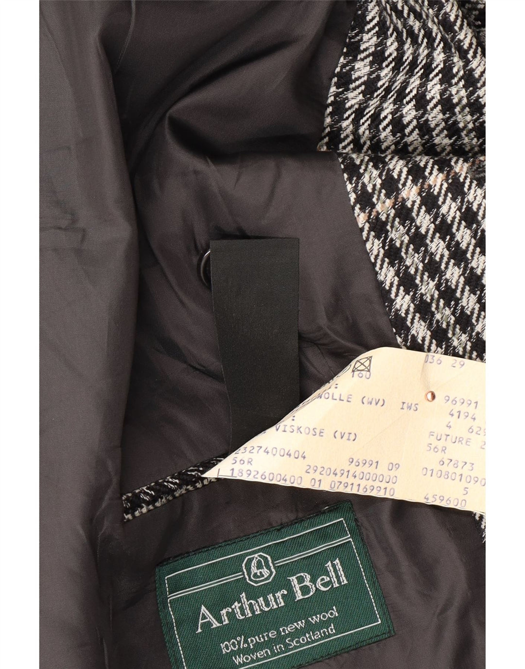 Ανδρικό σακάκι με διπλό στήθος VINTAGE EU 56 3XL Μαύρο ψαροκόκκαλο