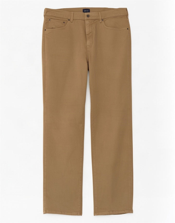 Ανδρικό ίσιο casual παντελόνι Gant W36 L32 Beige