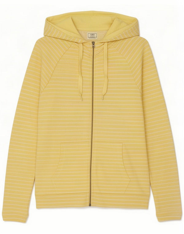Mountain Warehouse Γυναικείο πουλόβερ με φερμουάρ UK 14 Large Yellow ριγέ
