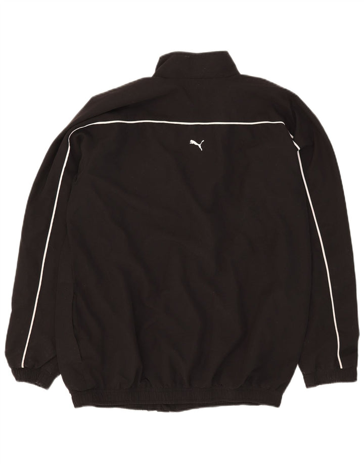 Μπουφάν Puma Boys Graphic αθλητική φόρμα 15-16 ετών Μαύρο Πολυεστέρας