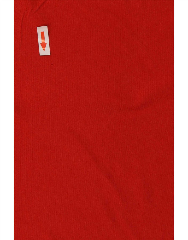 Ανδρικό T-Shirt Nike Top μεγάλο κόκκινο βαμβακερό