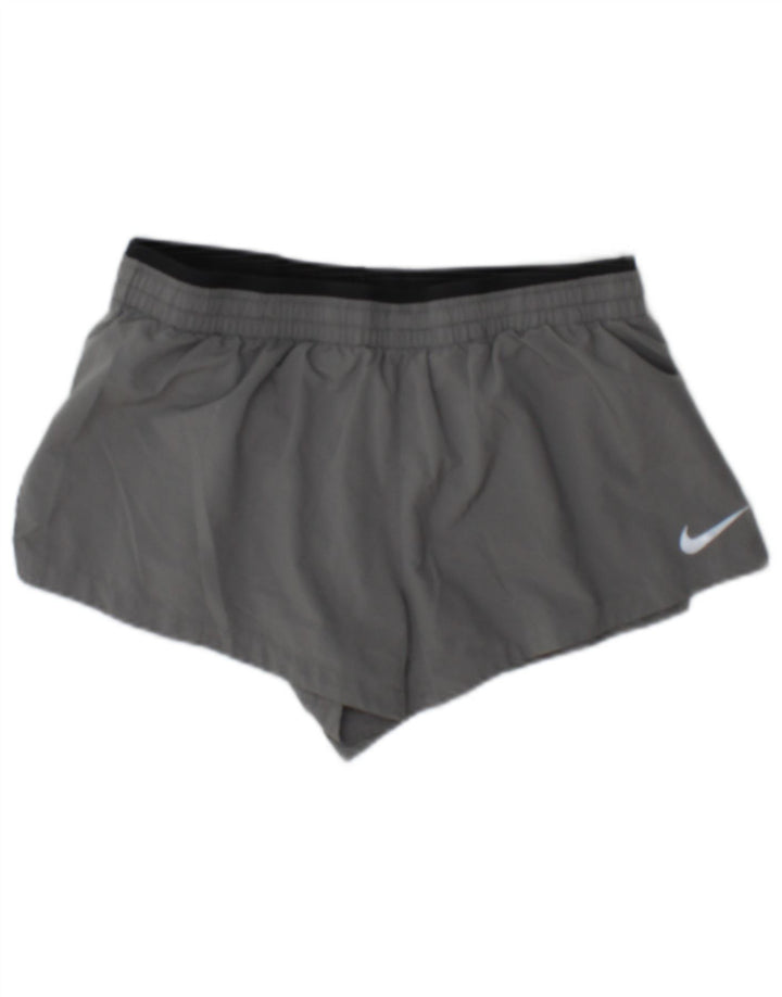 Γυναικείο αθλητικό σορτς Nike Dri Fit UK 10 Small Grey Polyester
