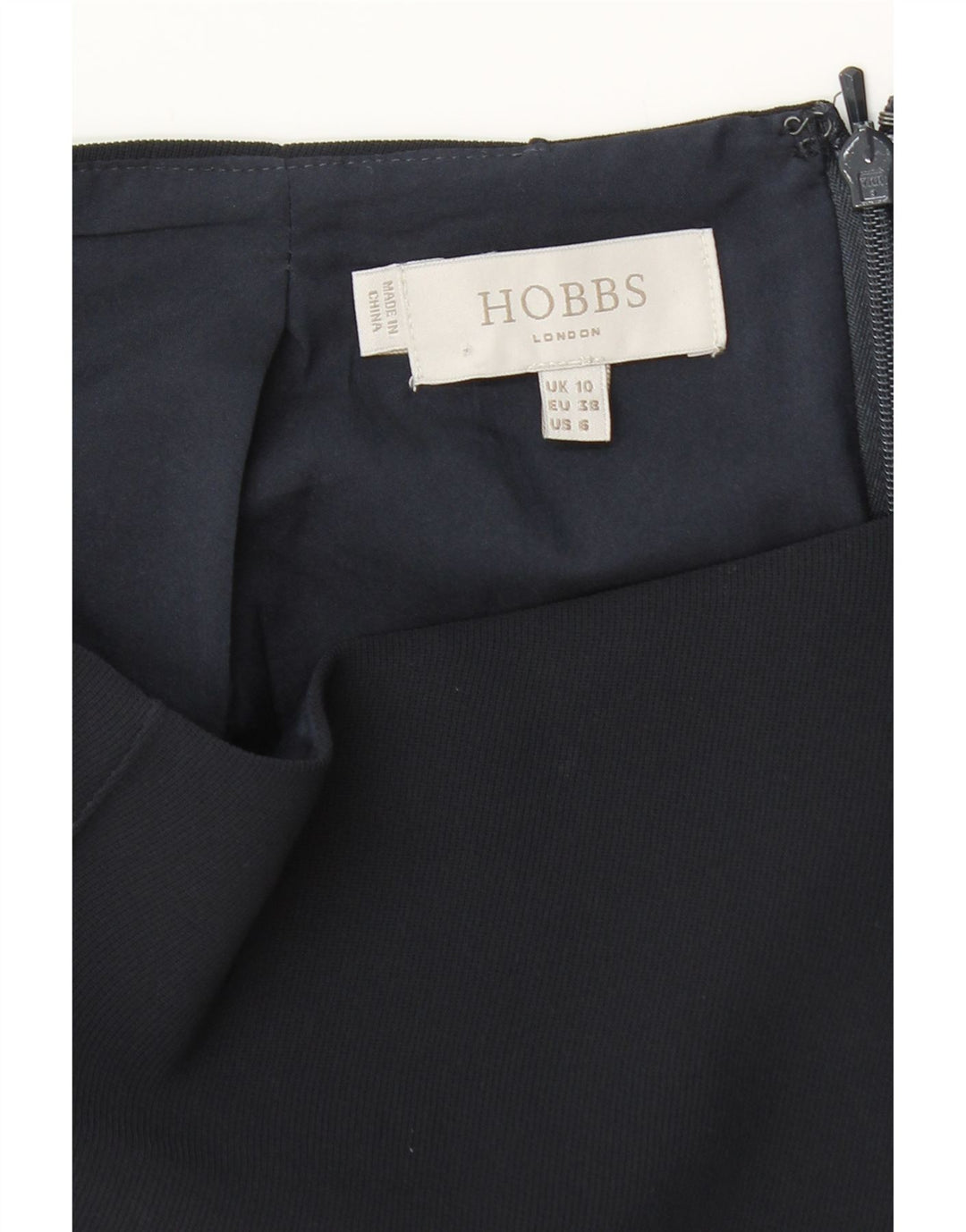 Hobbs Γυναικεία Pencil Φούστα UK 10 Small W28 Navy Blue Polyester