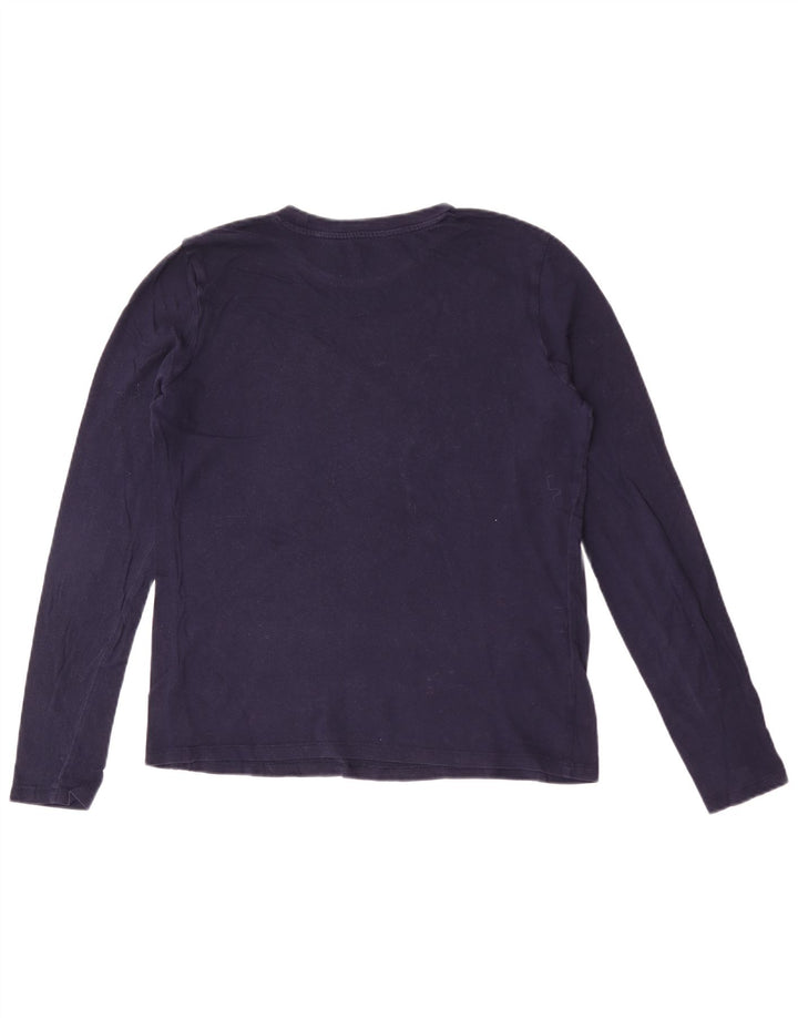 Gap Γυναικείο γραφικό τοπ μακρυμάνικο UK 14 Medium Navy Blue