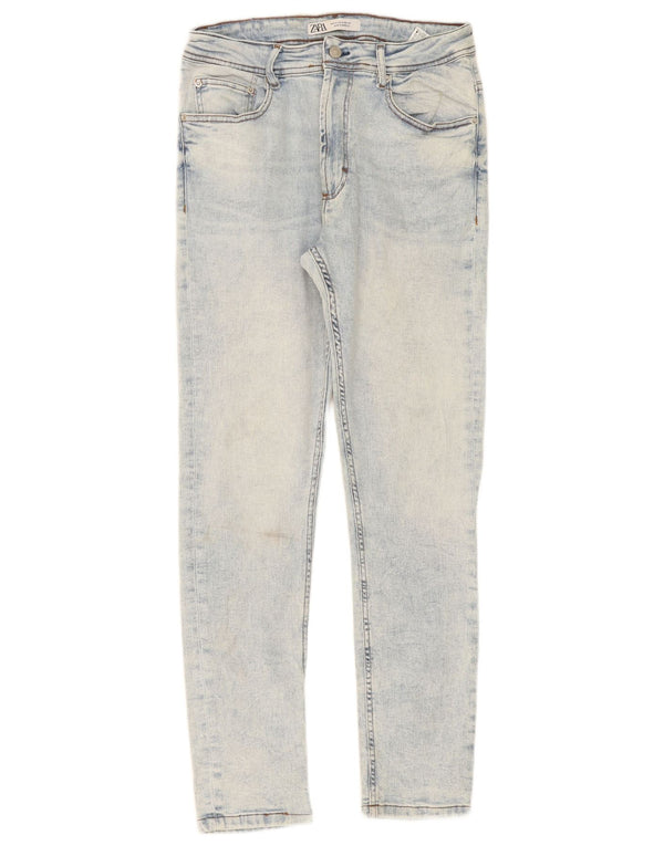 Zara Ανδρικό Skinny Jeans EU 44 Large W34 L31 Μπλε βαμβακερό