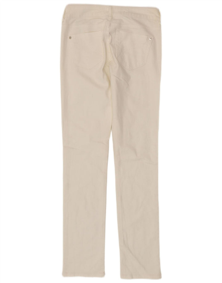 TOPSHOP Γυναικείο Slim Jeans W28 L32 Λευκό βαμβακερό