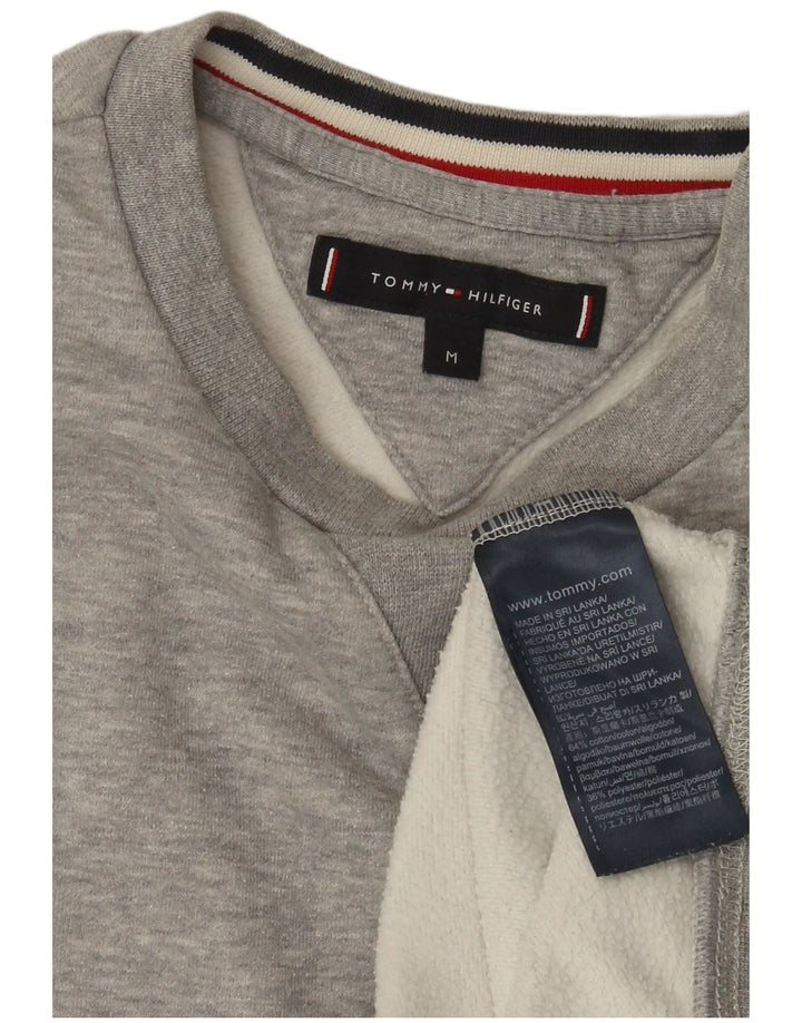 Ανδρικό γραφικό φούτερ Tommy Hilfiger Jumper Medium Grey Colourblock