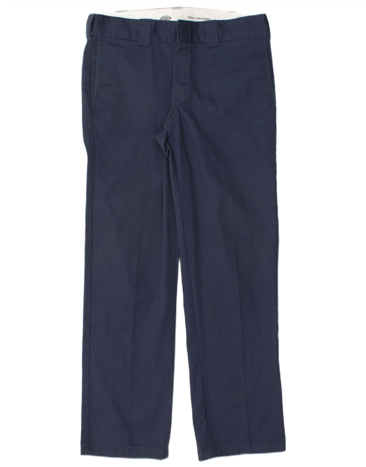 DICKIES Ανδρικό ίσιο παντελόνι Chino W32 L32 Navy Blue Polyester