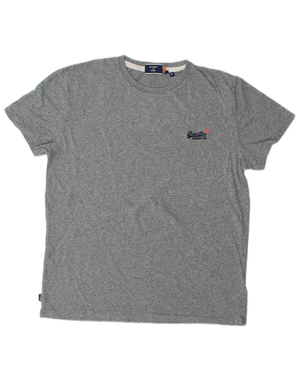 Γυναικείο T-Shirt SUPERDRY Top UK 14 Medium Grey Cotton
